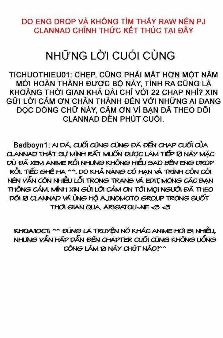 Clannad Chapter 22 trang 34