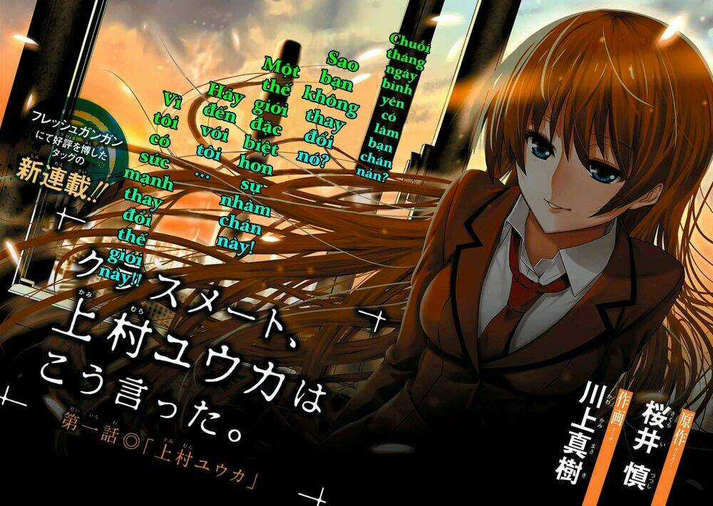 Classmate, Kamimura Yuuka Wa Kou Itta Chapter 1 trang 2