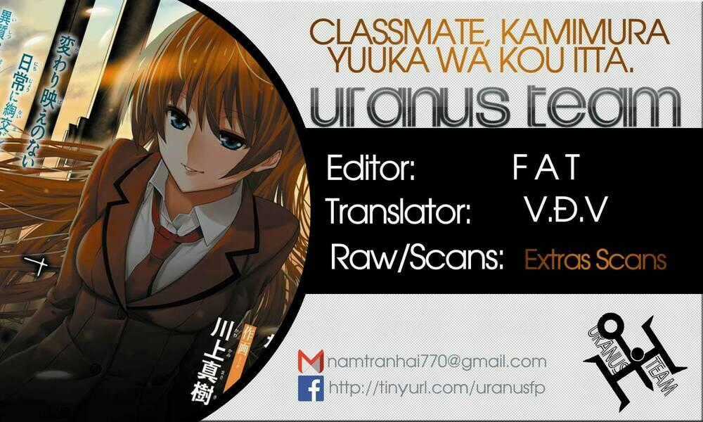 Classmate, Kamimura Yuuka Wa Kou Itta Chapter 10.5 trang 35