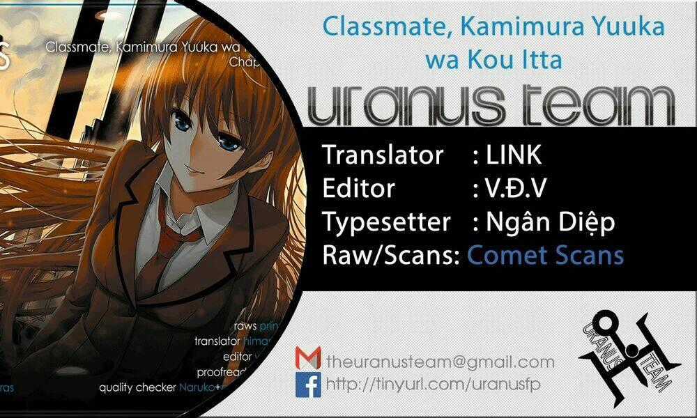Classmate, Kamimura Yuuka Wa Kou Itta Chapter 12 trang 36