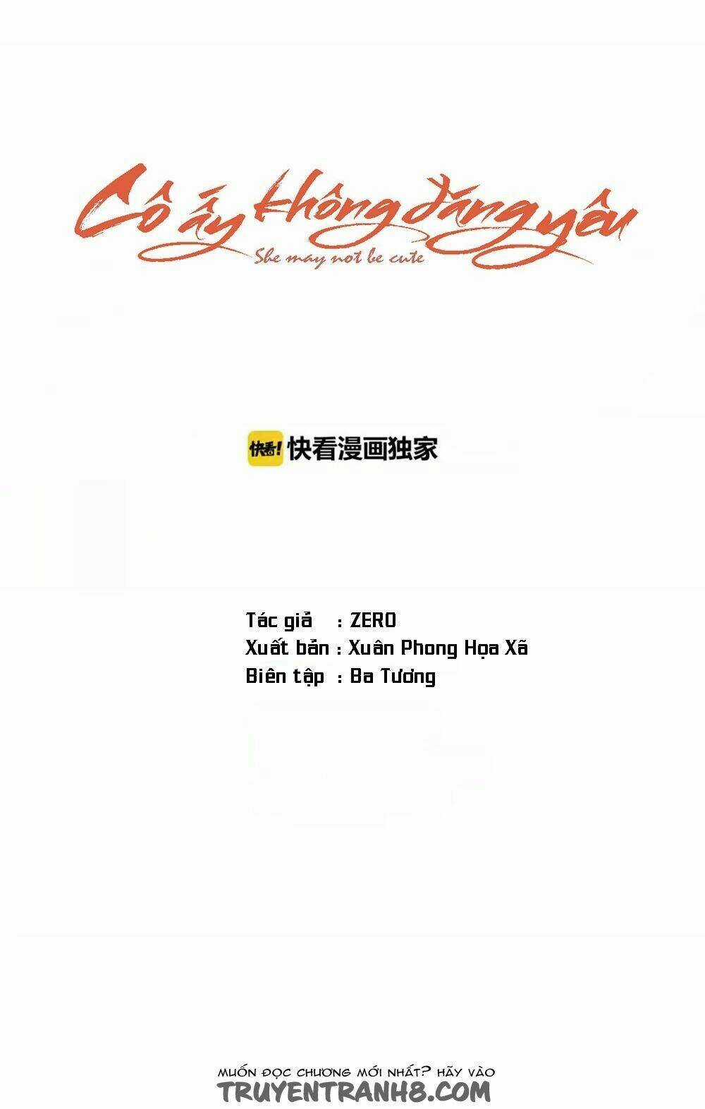 Cô Ấy Không Đáng Yêu Chapter 6 trang 2