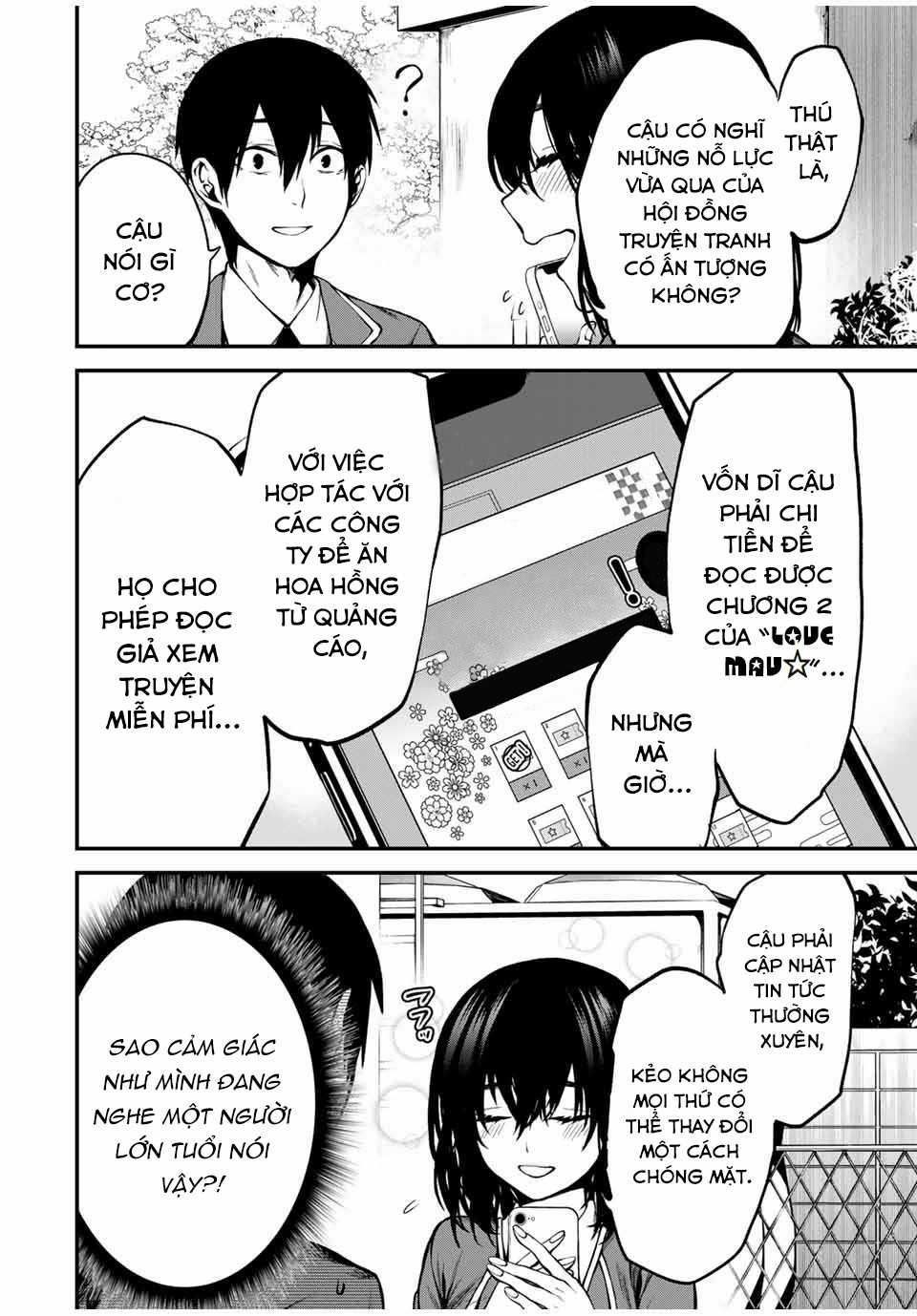 cô bạn bàn bên kurokawa Chapter 2 trang 3