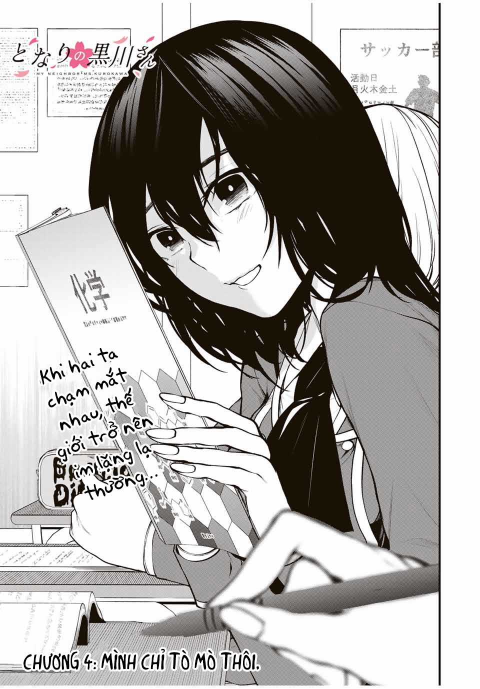 cô bạn bàn bên kurokawa Chapter 4 trang 2