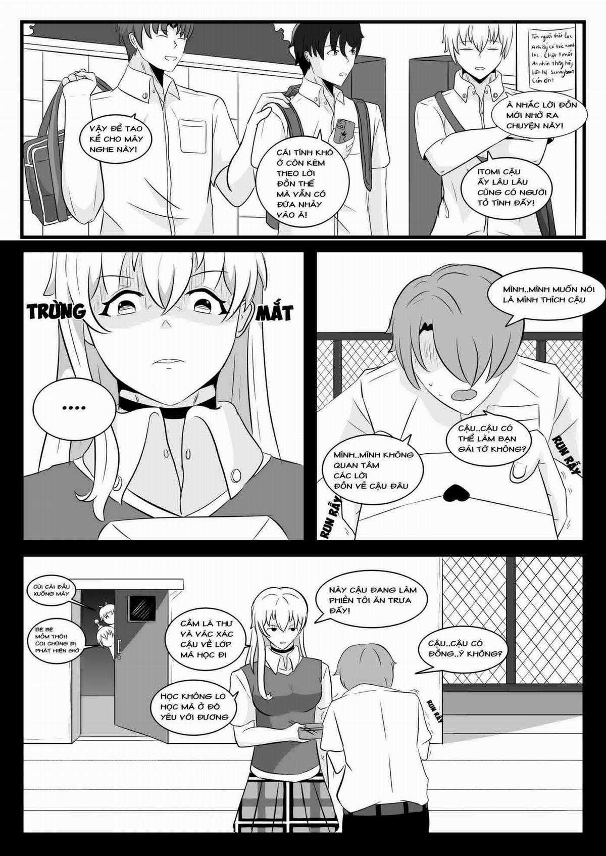 Cô Bạn Bàn Bên Nghĩ Rằng "Tôi Thích Cô Ấy" [Truyện Vn] Chapter 1.2 trang 5