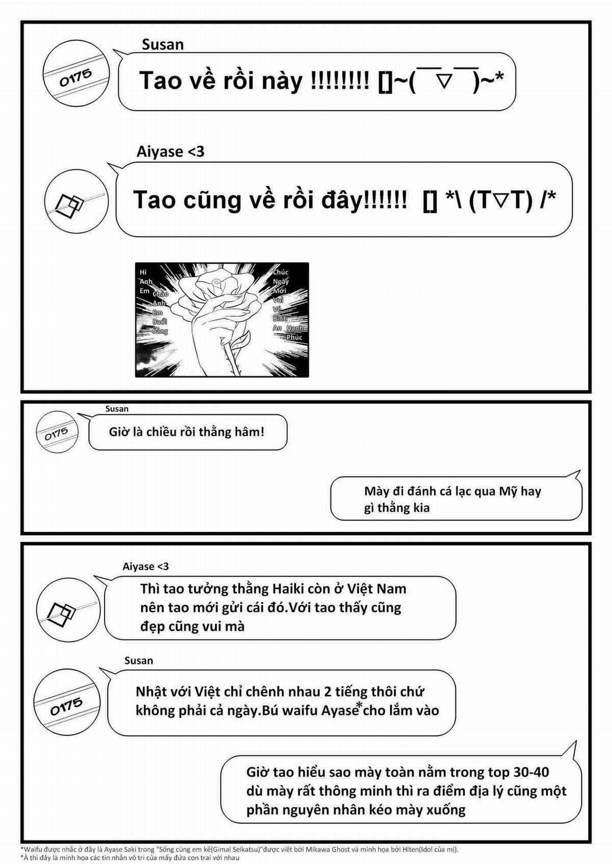 Cô Bạn Bàn Bên Nghĩ Rằng "Tôi Thích Cô Ấy" [Truyện Vn] Chapter 2.2 trang 2