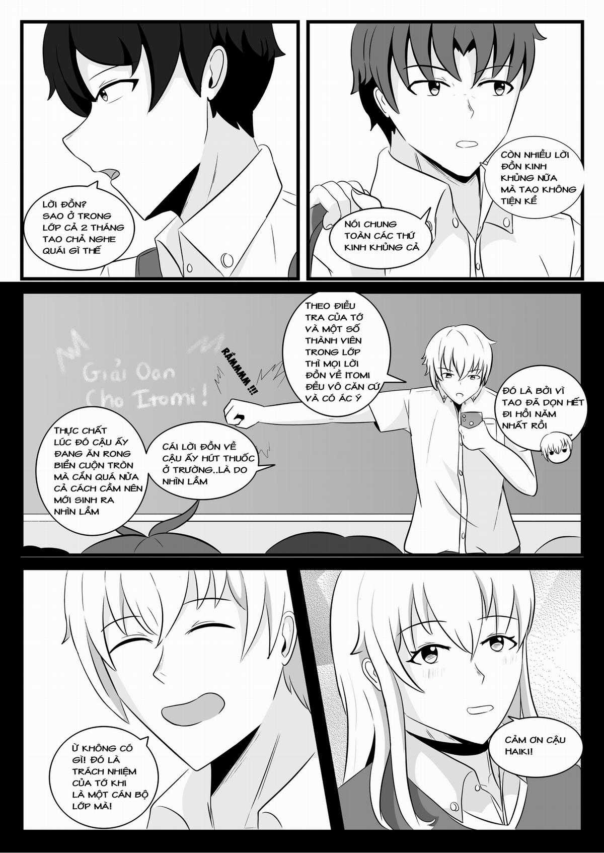 Cô Bạn Bàn Bên Nghĩ Rằng "Tôi Thích Cô Ấy" Chapter 1.2 trang 4
