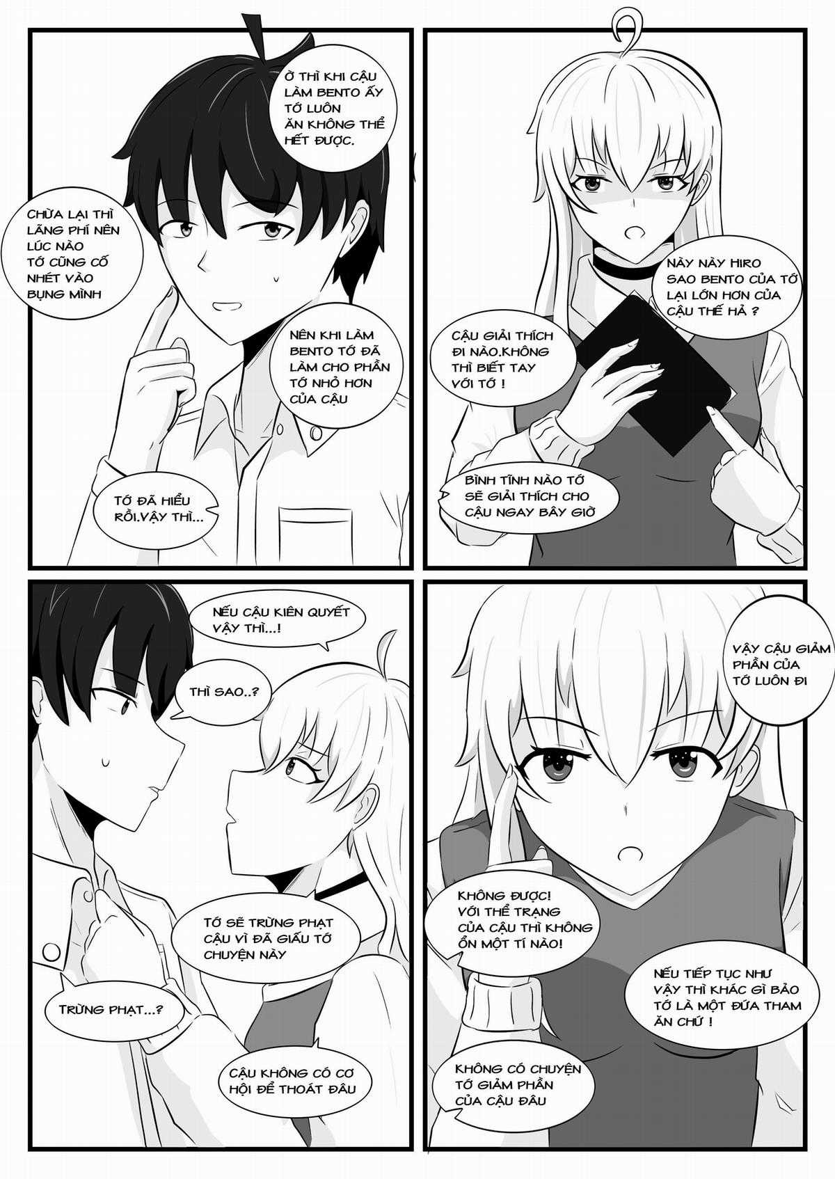 Cô Bạn Bàn Bên Nghĩ Rằng "Tôi Thích Cô Ấy" Chapter 1.4 trang 3