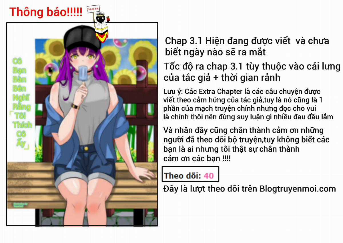 Cô Bạn Bàn Bên Nghĩ Rằng "Tôi Thích Cô Ấy" Chapter 2.3 trang 3