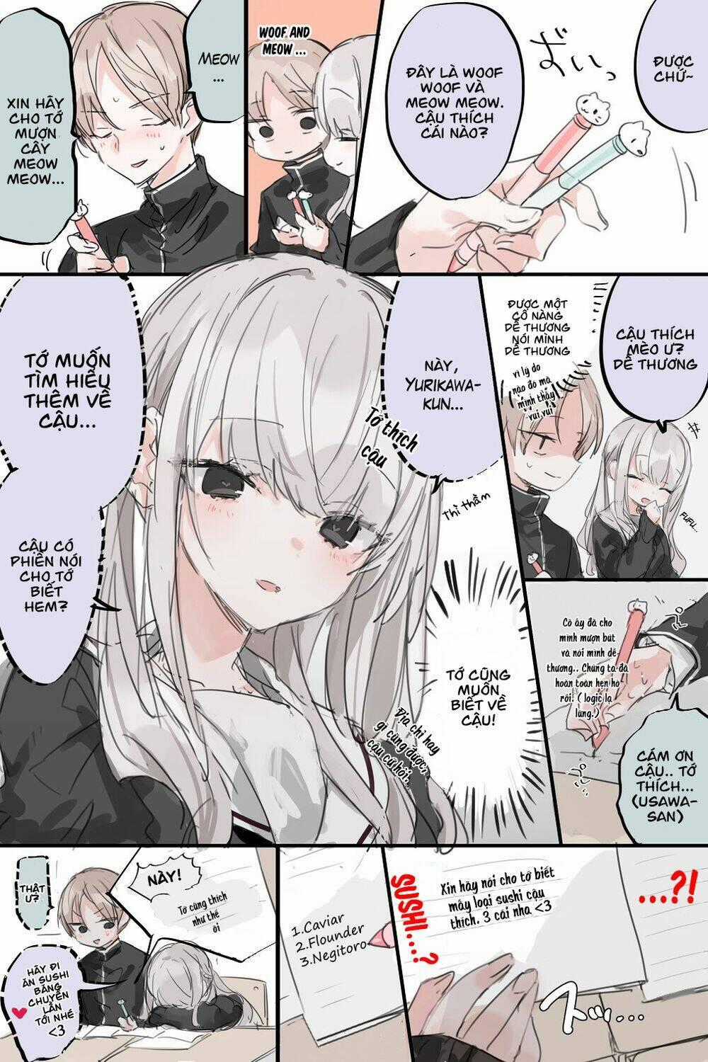 Cô Bạn Dễ Thương Cùng Bàn Chapter 1 trang 3