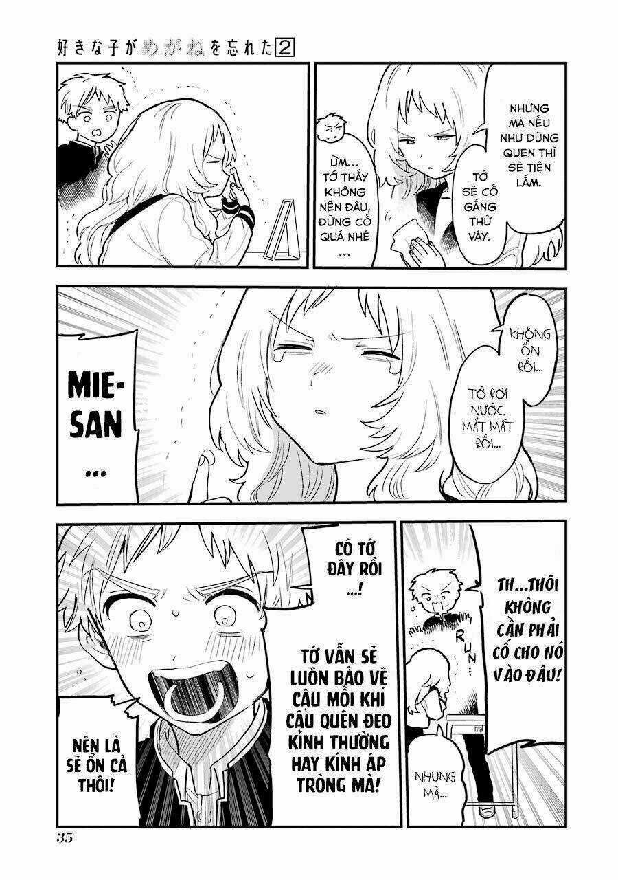 Cô Bạn Gái Mà Mình Thích Lại Quên Mang Kính Mất Rồi Chapter 23 trang 4