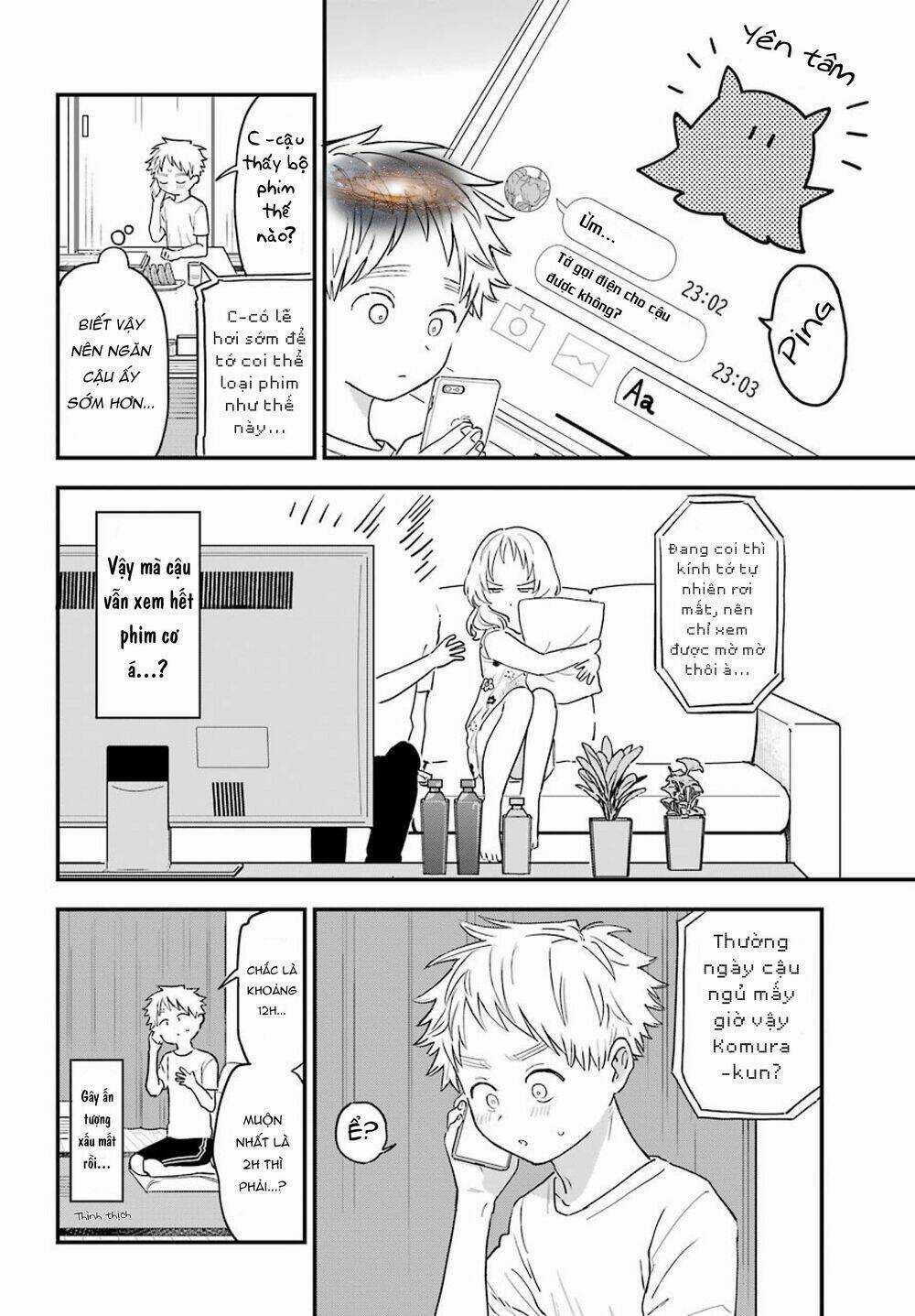 Cô Bạn Gái Mà Mình Thích Lại Quên Mang Kính Mất Rồi Chapter 78 trang 4