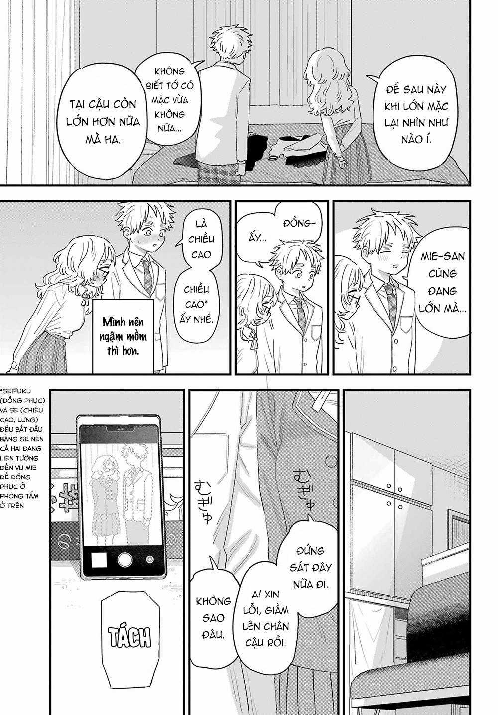 Cô Bạn Gái Mà Mình Thích Lại Quên Mang Theo Kính Mất Rồi Chapter 110 trang 11