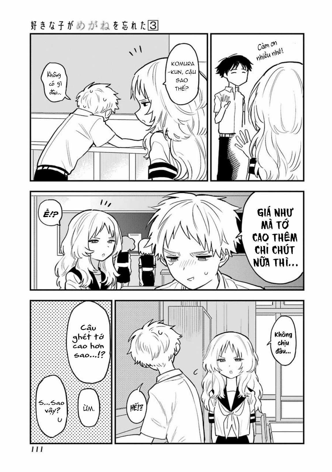 Cô Bạn Gái Mà Mình Thích Lại Quên Mang Theo Kính Mất Rồi Chapter 53 trang 4