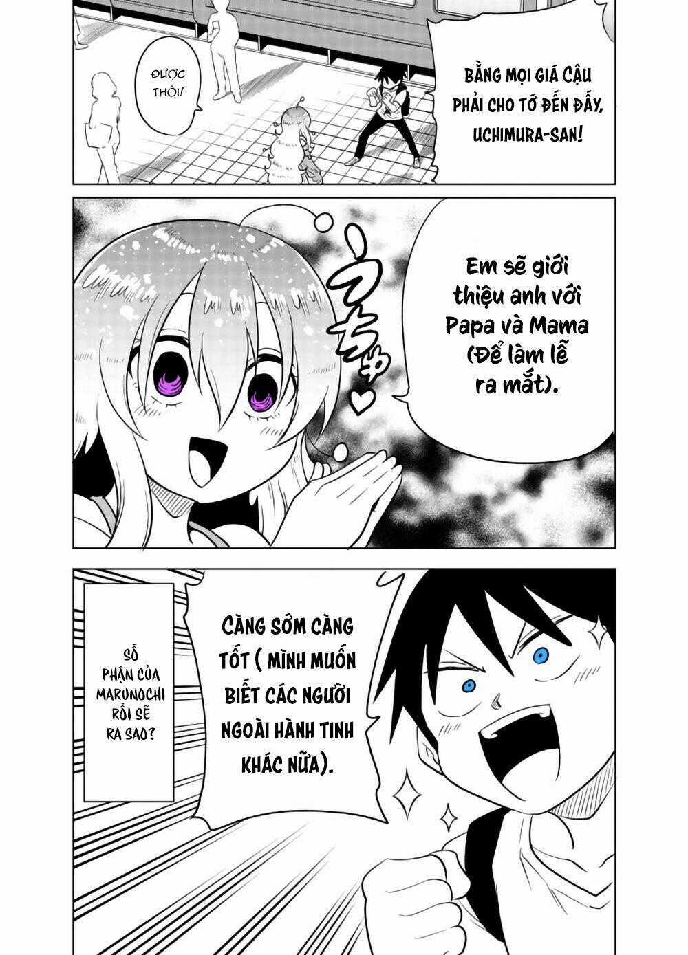 Cô Bạn Gái Ngoài Hành Tinh Của Tôi Thật Đáng Sợ Chapter 17 trang 4