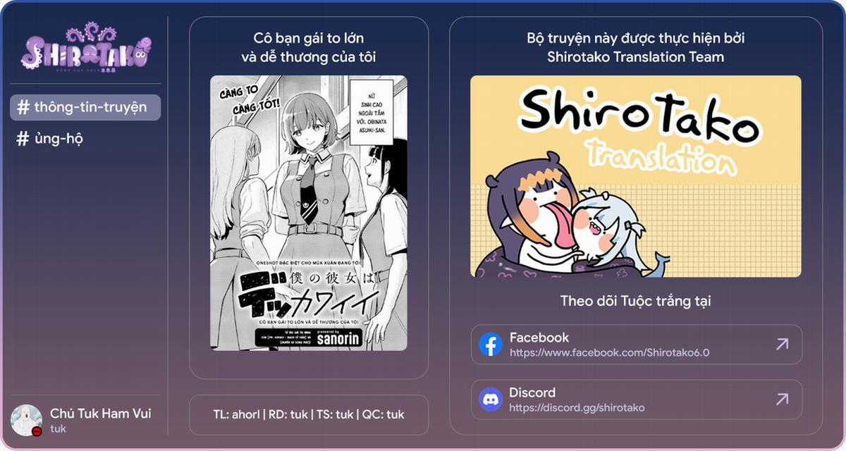 Cô bạn gái to lớn và dễ thương của tôi Chapter 0 trang 37