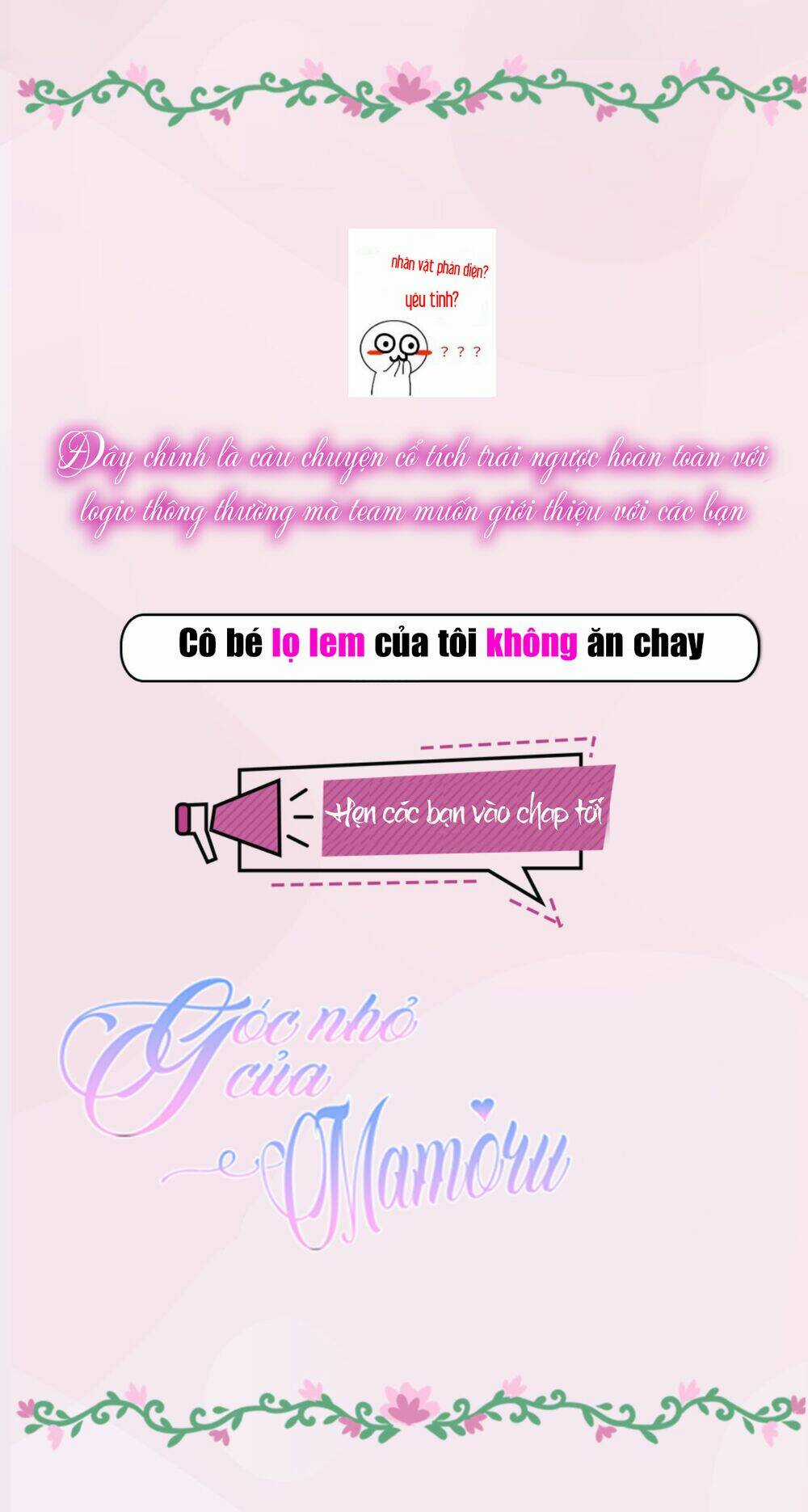 Cô Bé Lọ Lem Của Tôi Không Ăn Chay Chapter 0 trang 13