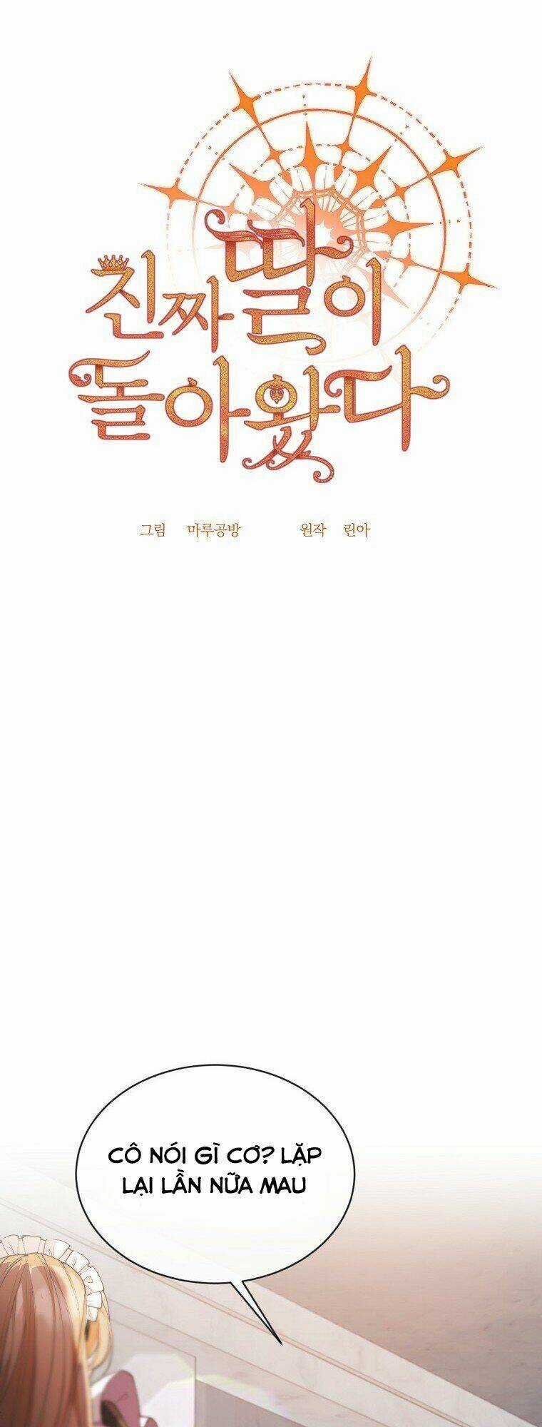 Cô Con Gái Thật Sự Đã Xuất Hiện Chapter 24 trang 32