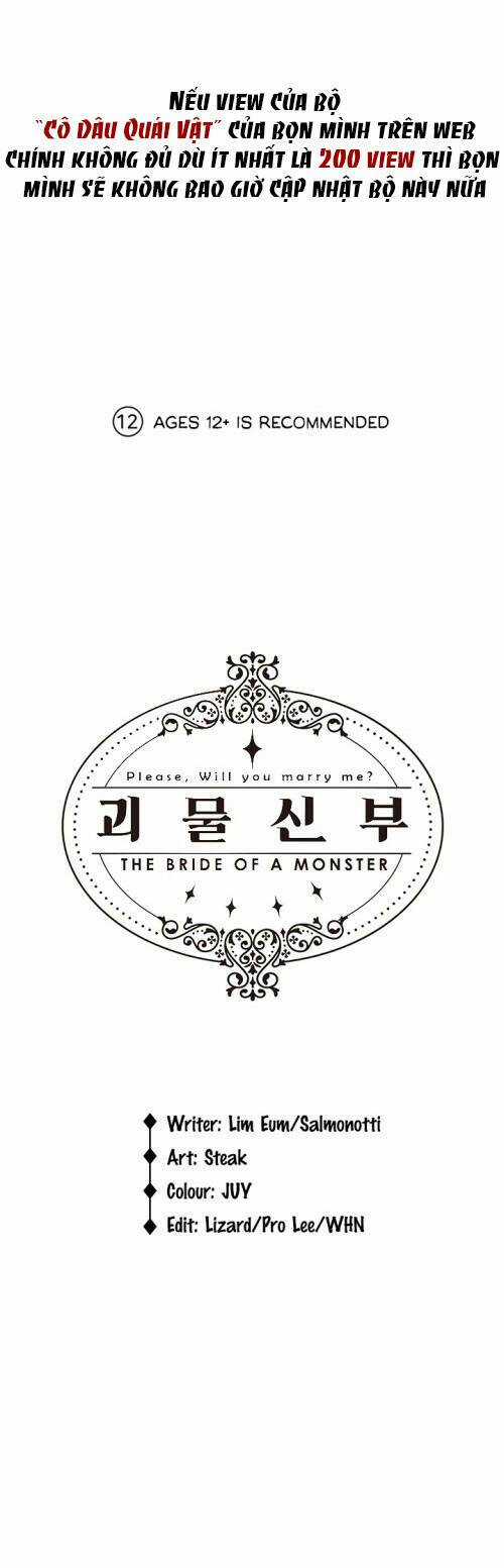 Cô Dâu Quái Vật Chapter 10.1 trang 2