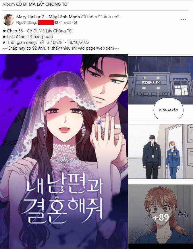 Cô Đi Mà Lấy Chồng Tôi Đi Chapter 56.2 trang 52