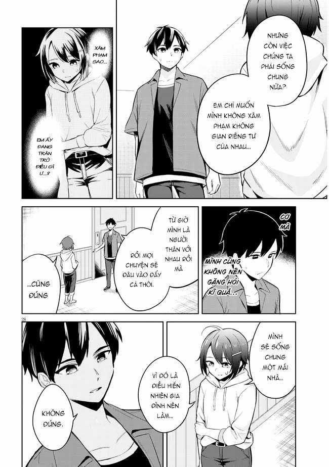 Cô Em Gái Nuôi Của Tôi Gần Đây Có Vẻ Thân Thiết Hơn Với Tôi Thì Phải Chapter 1 trang 26