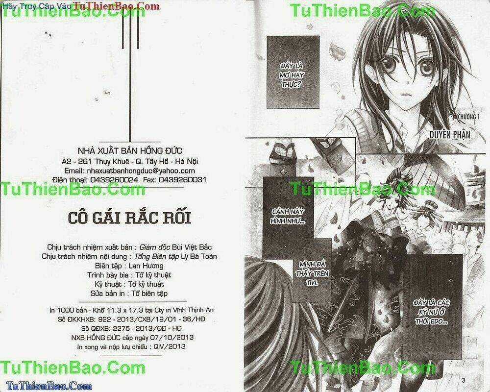 Cô Gái Rắc Rối Chapter 1 trang 2