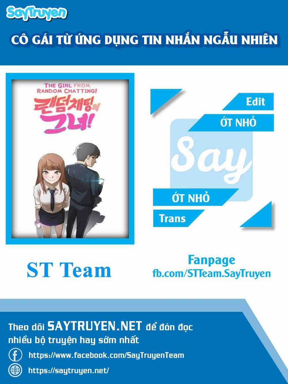 Cô Gái Từ Ứng Dụng Nhắn Tin Ngẫu Nhiên Chapter 53 trang 0