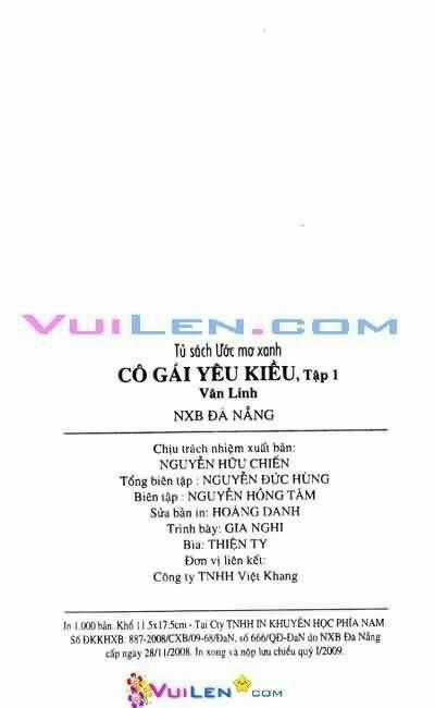 Cô Gái Yêu Kiều Chapter 1 trang 167