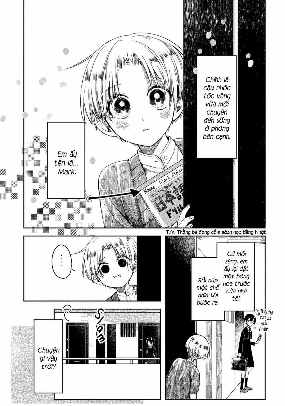 Cô nàng đẹp trai và cậu bé tóc vàng Chapter 1 trang 6