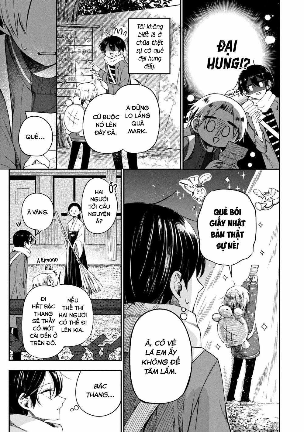 Cô nàng đẹp trai và cậu bé tóc vàng Chapter 3 trang 9