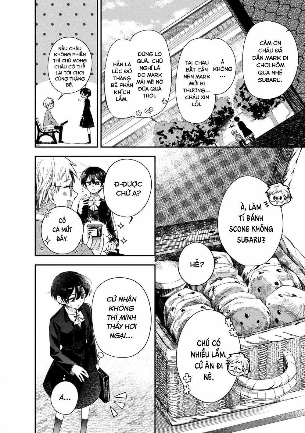 Cô nàng đẹp trai và cậu bé tóc vàng Chapter 4 trang 5