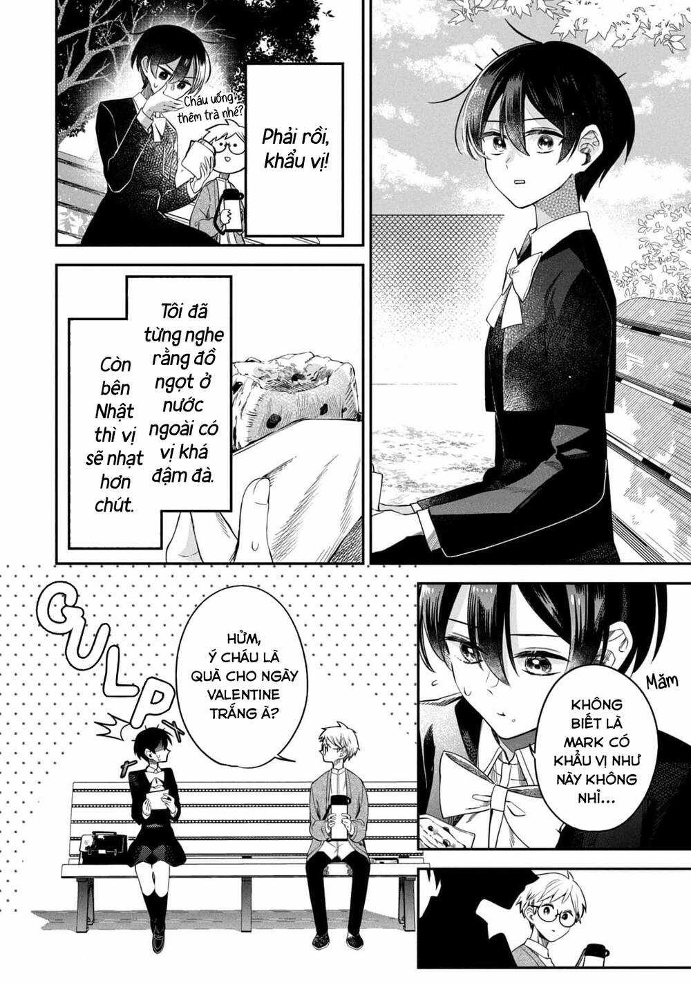 Cô nàng đẹp trai và cậu bé tóc vàng Chapter 4 trang 7