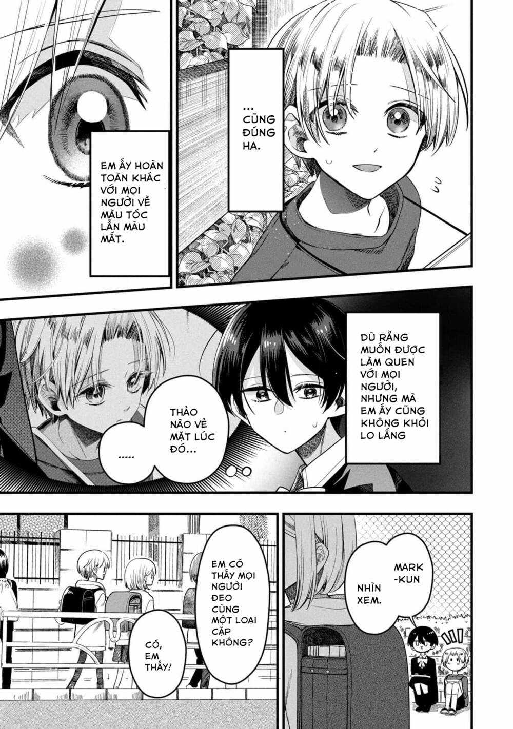 Cô nàng đẹp trai và cậu bé tóc vàng Chapter 5 trang 17