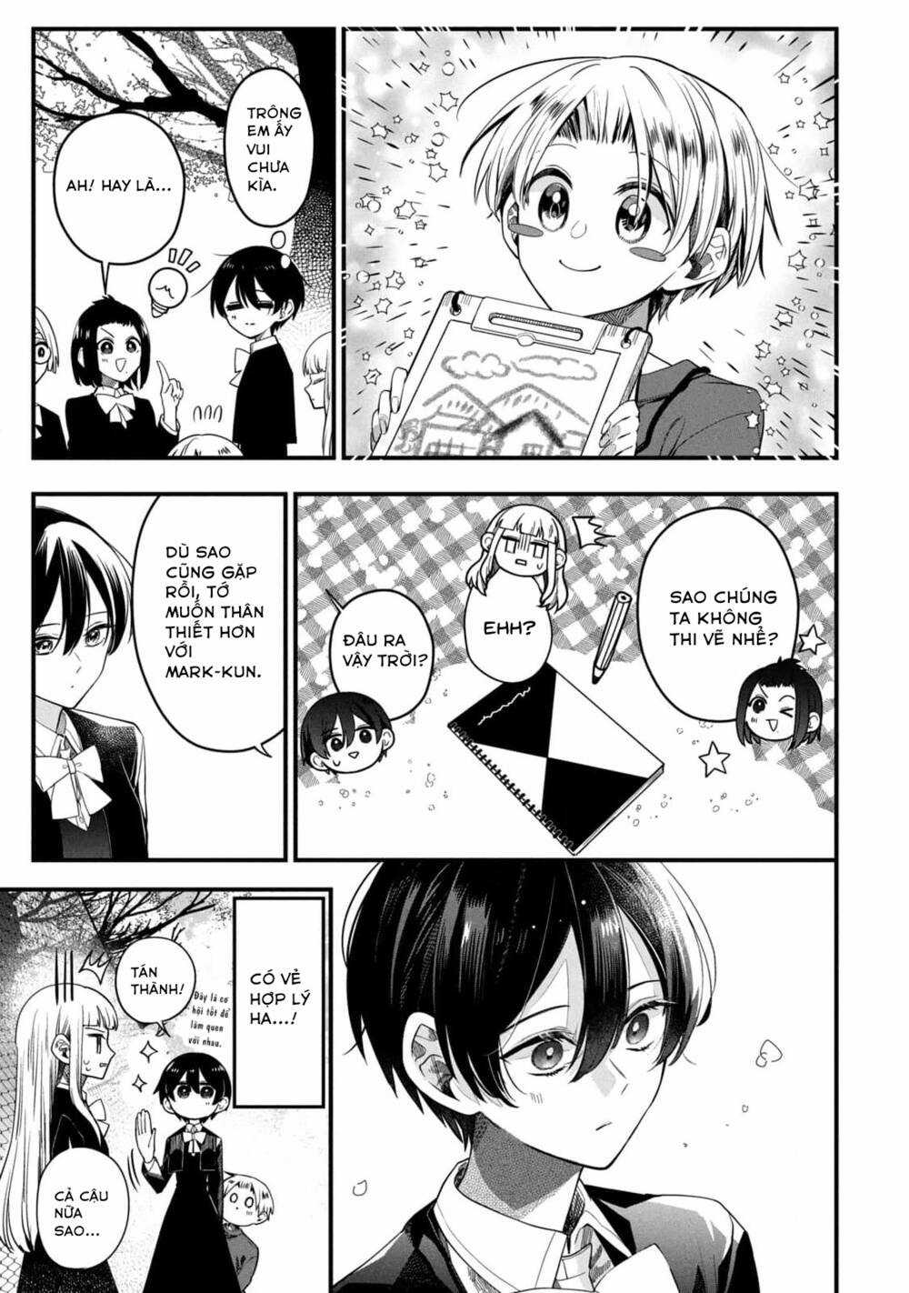 Cô nàng đẹp trai và cậu bé tóc vàng Chapter 5 trang 9