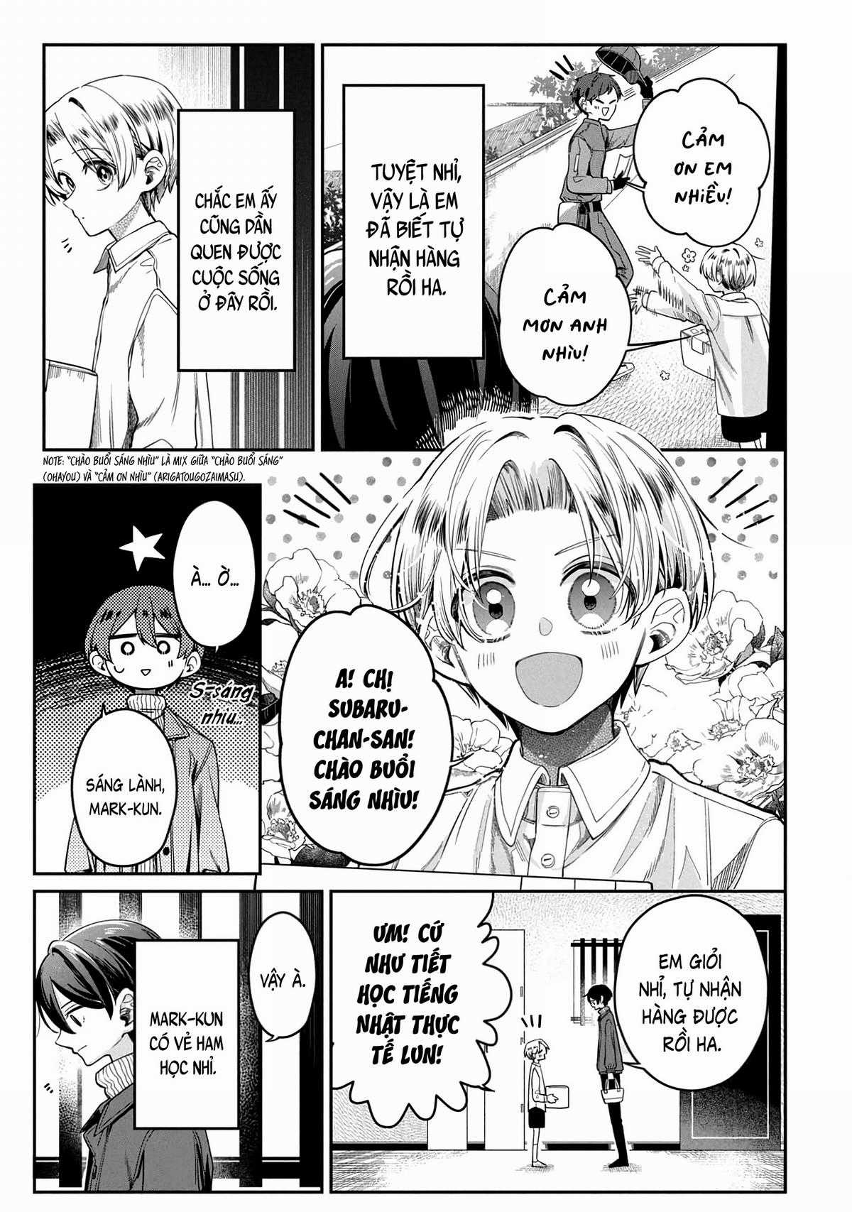 Cô nàng đẹp trai và cậu bé tóc vàng Chapter 6 trang 7