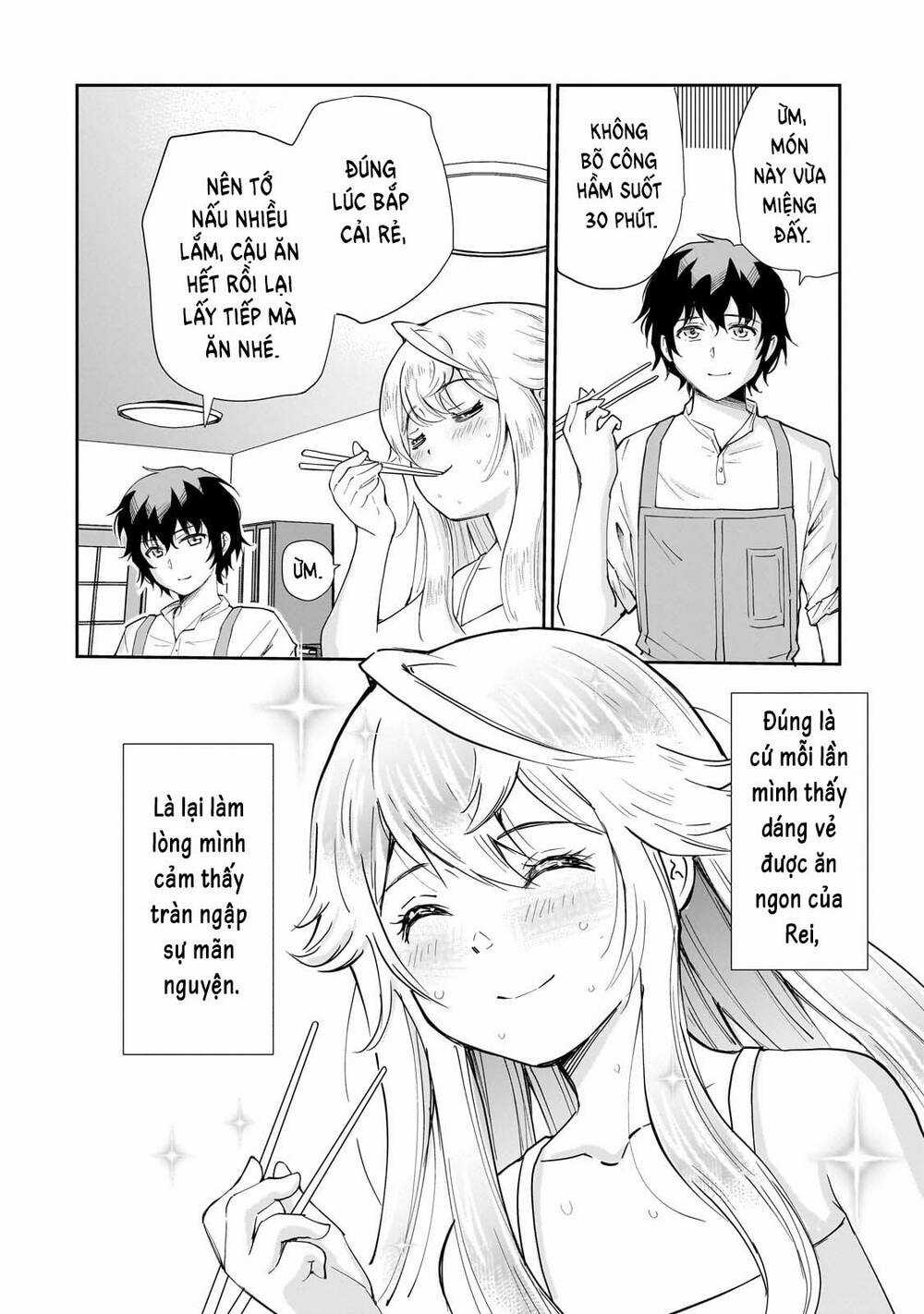 Cô Nàng Idol Đói Bụng Và Anh Chàng Yêu Nội Trợ Chapter 9.2 trang 14