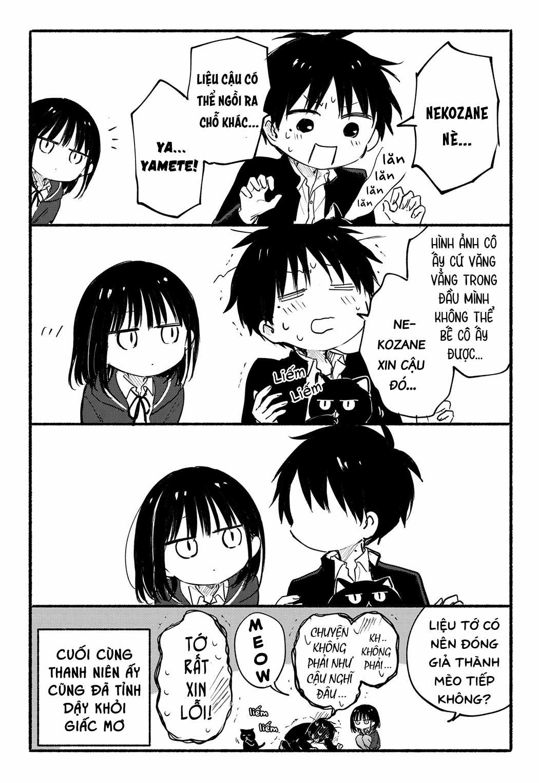 Cô Nàng Mèo Ngủ Gật Và Chàng Trai Hướng Nội Chapter 0 trang 4