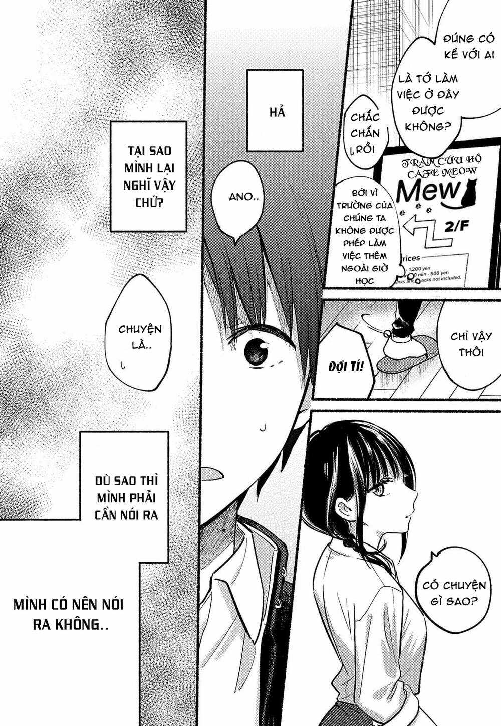 Cô Nàng Mèo Ngủ Gật Và Chàng Trai Hướng Nội Chapter 1.2 trang 12