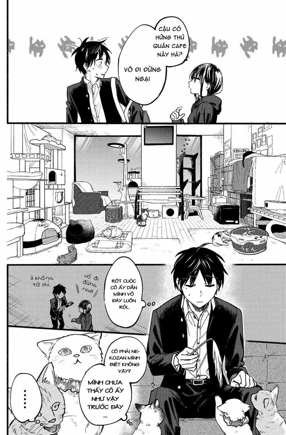 Cô Nàng Mèo Ngủ Gật Và Chàng Trai Hướng Nội Chapter 1.2 trang 6