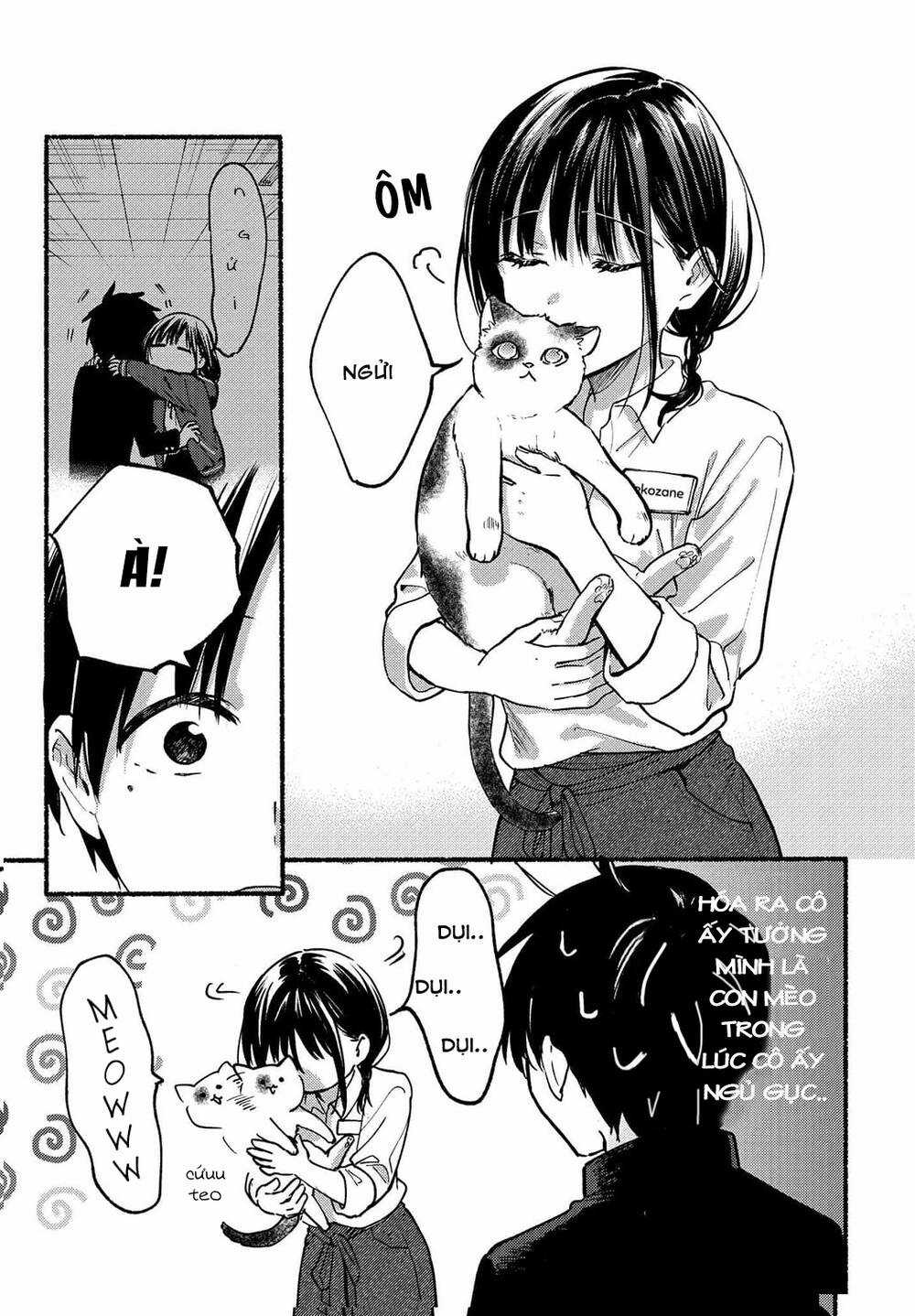 Cô Nàng Mèo Ngủ Gật Và Chàng Trai Hướng Nội Chapter 1.2 trang 9