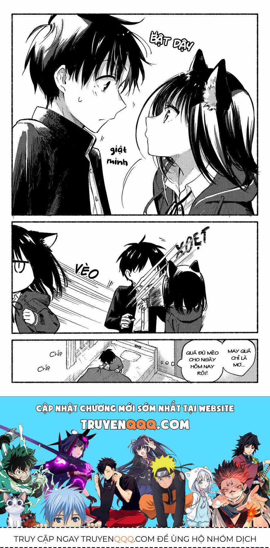 Cô Nàng Mèo Ngủ Gật Và Chàng Trai Hướng Nội Chapter 10.5 trang 3