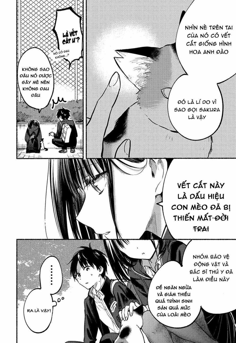 Cô Nàng Mèo Ngủ Gật Và Chàng Trai Hướng Nội Chapter 2 trang 10