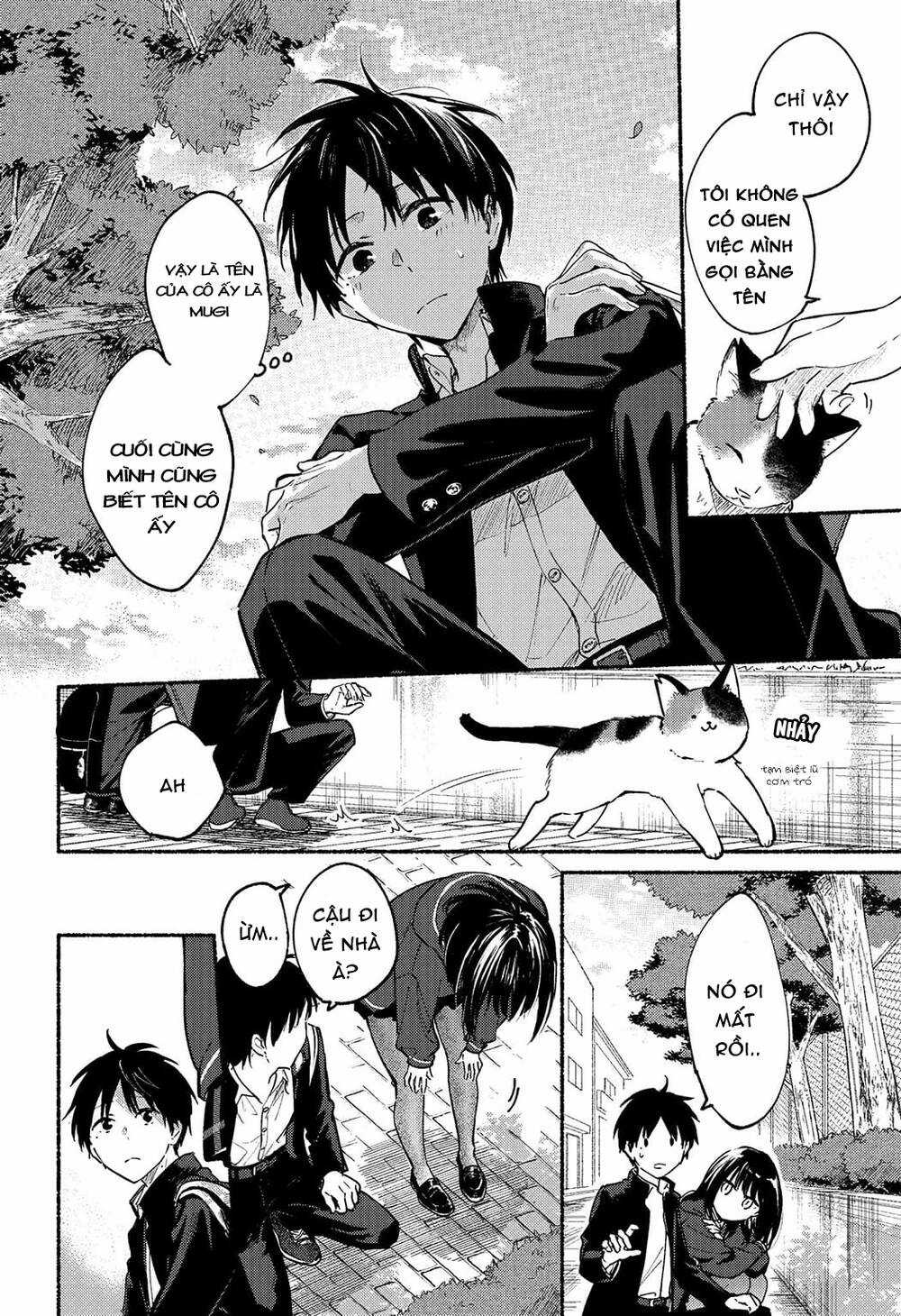 Cô Nàng Mèo Ngủ Gật Và Chàng Trai Hướng Nội Chapter 2 trang 14