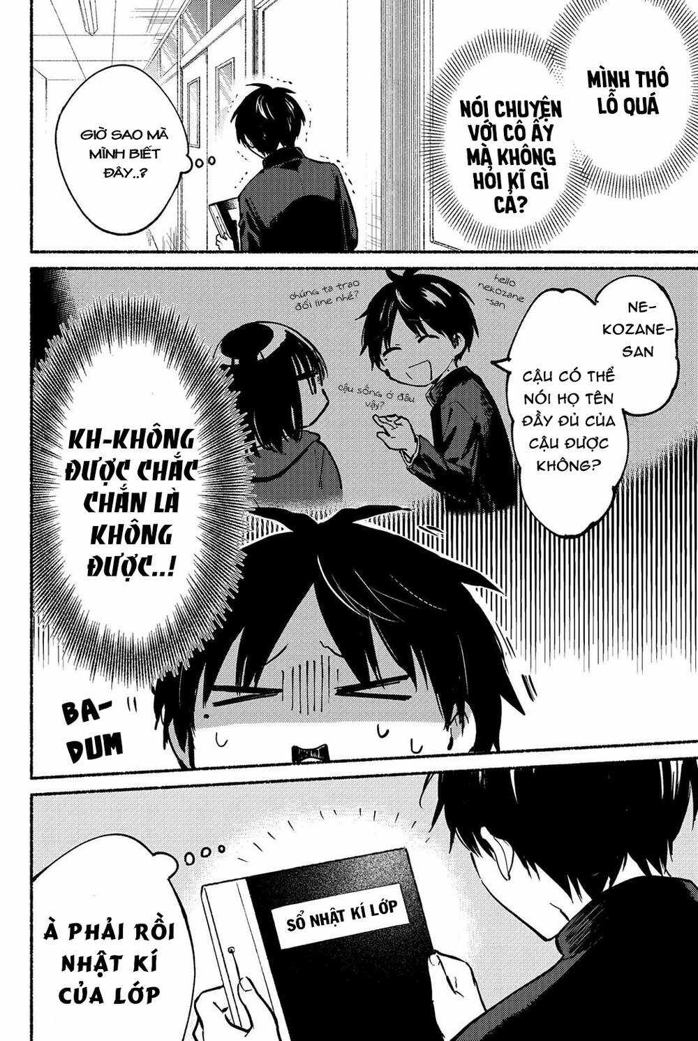 Cô Nàng Mèo Ngủ Gật Và Chàng Trai Hướng Nội Chapter 2 trang 4