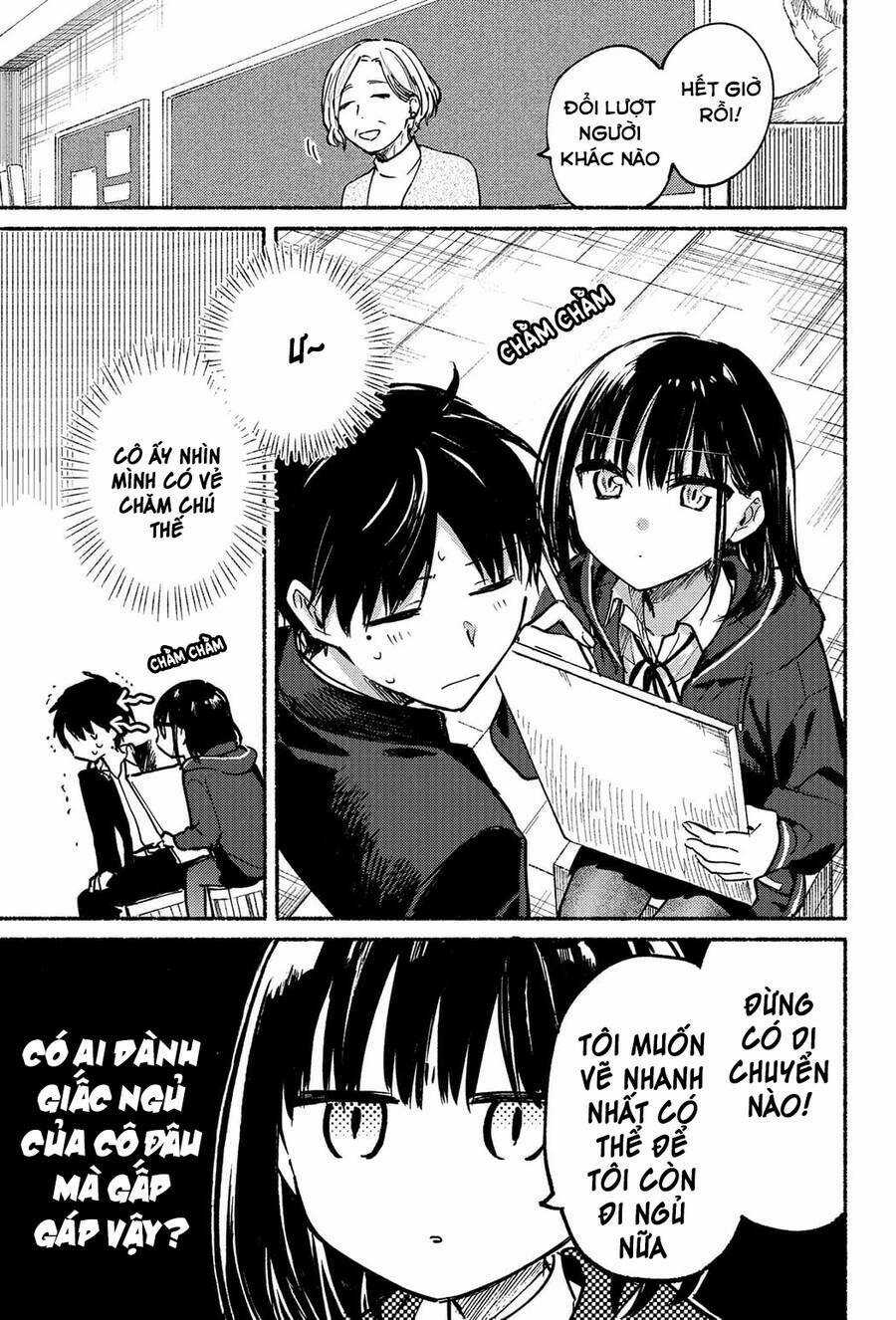 Cô Nàng Mèo Ngủ Gật Và Chàng Trai Hướng Nội Chapter 4 trang 8