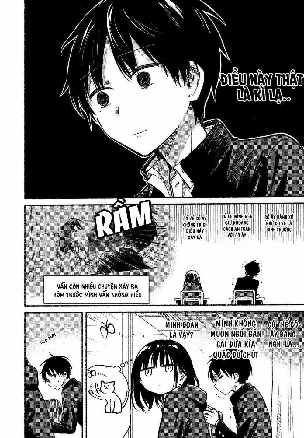 Cô Nàng Mèo Ngủ Gật Và Chàng Trai Hướng Nội Chapter 6 trang 2