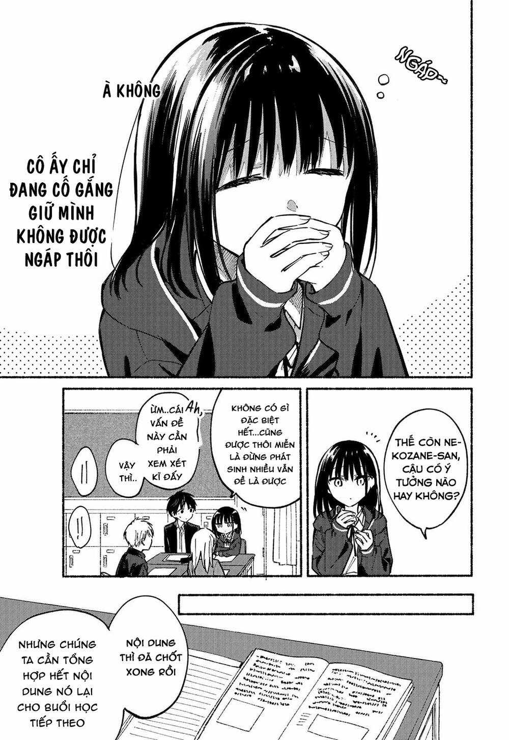 Cô Nàng Mèo Ngủ Gật Và Chàng Trai Hướng Nội Chapter 6 trang 6