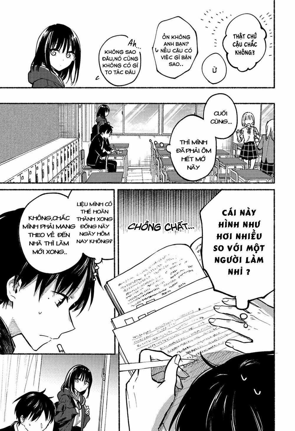 Cô Nàng Mèo Ngủ Gật Và Chàng Trai Hướng Nội Chapter 6 trang 8