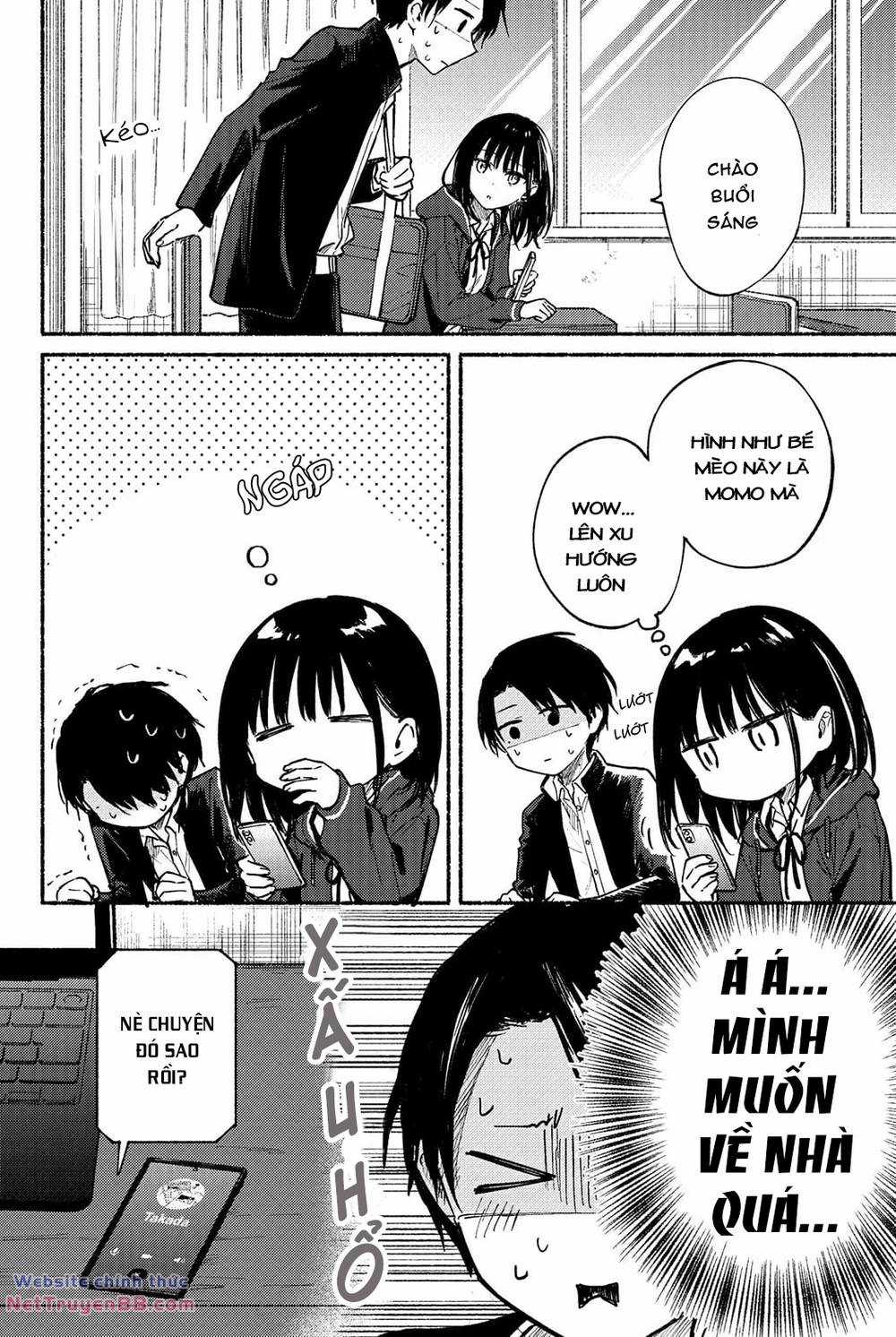 Cô Nàng Mèo Ngủ Gật Và Chàng Trai Hướng Nội Chapter 9 trang 2