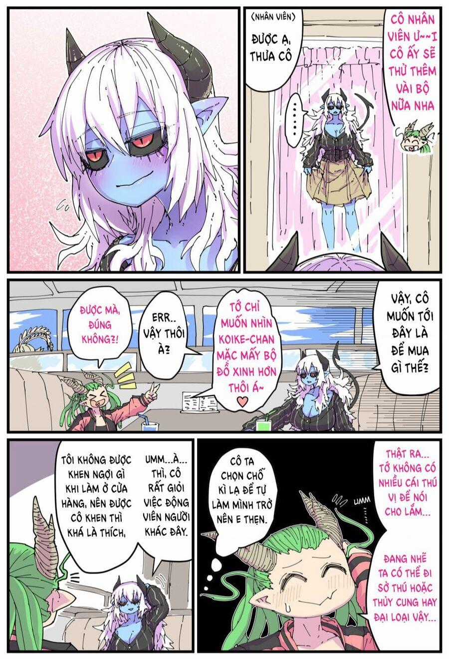 Cô Nàng Nhân Viên Da Xanh Ở Cửa Hàng Tiện Lợi Và Bạn Của Cô Ấy Chapter 7 trang 1