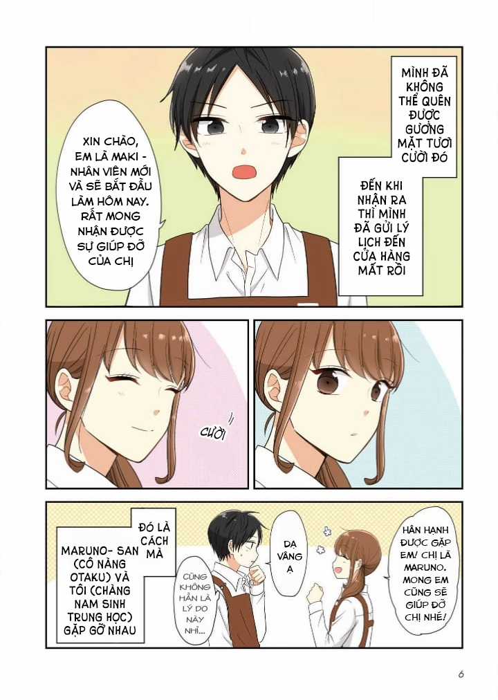Cô nàng otaku và chàng nam sinh trung học Chapter 1 trang 6